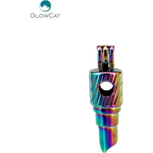 C777 5pcs/lot Rainbow Color Lipstick Lady Pearl Cage Pendant Pearl Locket Fairytale Party