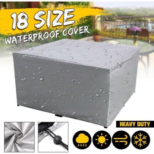 18 Size Garden patio outdoor furniture cover waterproof table garden set protective cover for outdoor furniture covers Rain 190T