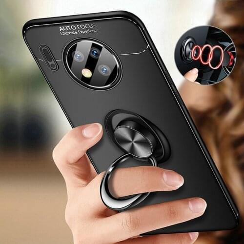 Luxury Ring Phone Case For Huawei Mate 20X 10 20 30 Lite 9 Pro Nova 5Z 6 7 Pro P8 P9 Lite 2017 Honor 7A 5.45" inch Cover Coque