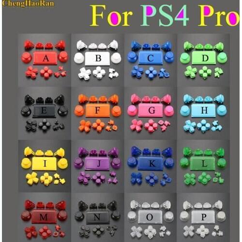 ChengHaoRan 2sets L1 R1 L2 R2 Trigger Buttons Thumbstick cap for PS4 Pro controller for PS4 4.0 JDS 040 JDM 040 Controller Butt