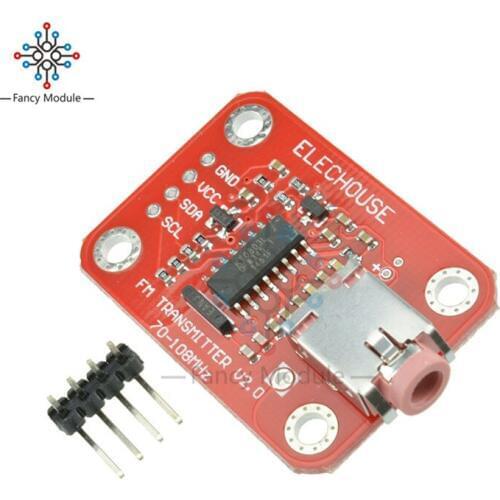 FM Transmitter Module V2.0 Digital FM Radio Module For Arduino Microphone Audio