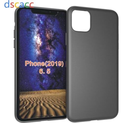 DSCACC Full Matte Soft TPU Cover Case for iPhone 11 6.1 11pro 5.8 11 PRO MAX 6.5 X XS XR XS Max 8 7 6 Plus 100pcs