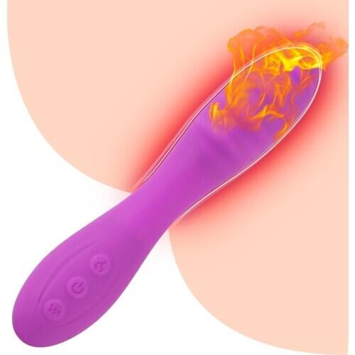 G Spot Dildo Vibrator for Women 7 Speeds Vibrating Vagina Massager Clitoris Stimulate Soft Silicone Erotic Sex Toys for Adults