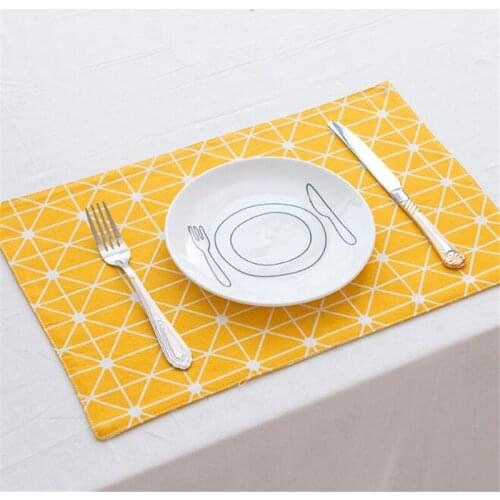 2 PCS Anti-skid And Heat-insulation PVC Placemat For Dining Table Non-slip Table Mat Kitchen Accessories Textilene Grey