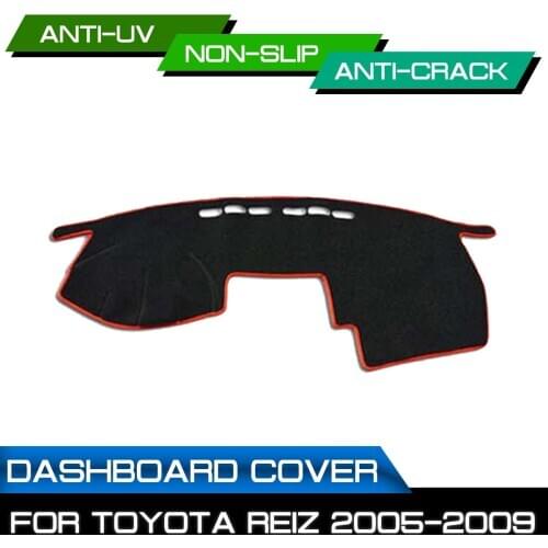 Car Dashboard Mat Anti-dirty Non-slip for Toyota REIZ 2005 2006 2007 2008 2009 Dash Cover Mat UV Protection Shade