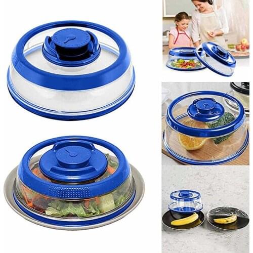 Vacuum Food Sealer Cover Kitchen Instant Vacuum Food Sealer Fresh Cover Refrigerator Dish Covers Lid Topper Dome Kitchen Tool