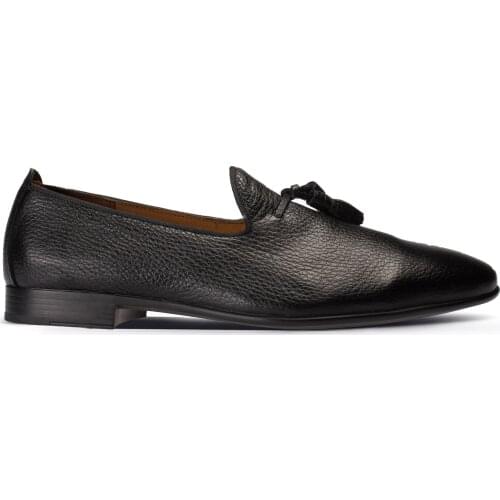 Deery, Genuine Leather Men Black Calfskin Leather Loafers Moccasins Breathable Slip on Flats Male Driving Shoes 2021