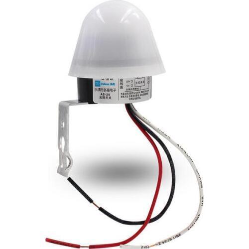 New 10pcs Automatic Auto On Off Photocell street Light Switch DC AC 220V 50-60Hz 10A Photo Control Photoswitch Sensor Switch