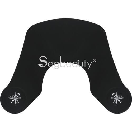 Segbeauty Hair Cutting Collar Black Rubber Neck Wrap Guard for Haircut Hair Dye Professional Stylist Pad Guide
