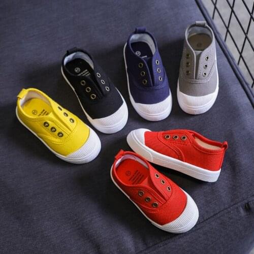 Childrens canvas shoes 2021 Spring and Autumn new canvas shoes boys thin shoes girls casual shoes baby boys shoes kids fashion