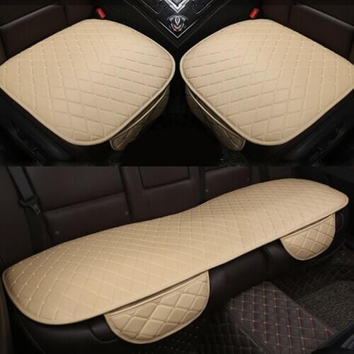 Car Seat Cushion 4 Color Universal Artificial Leather Breathable Non-slip Seat Covers Car Styling Auto Seat Protector Anti-dirty