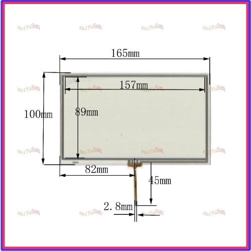 NEW 6.8inch 068063 4lines resistance touch screen panel 165mm*100mm TouchSensor FreeShipping 165*100