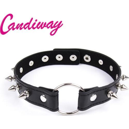 Neck Nail collar Fetish Bondage Boutique restraint wrist cuffs Slave harness Adult fetish Sex Game Toys for women men Couples