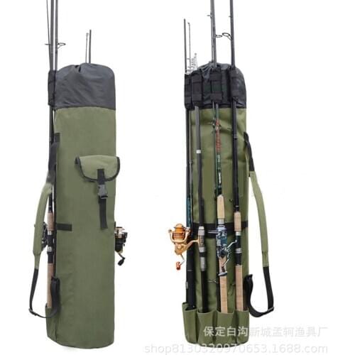 Fishing Rod Bag Outdoor Fishing Bag Multifunctional yu gan bao Fishing Folding gan bao