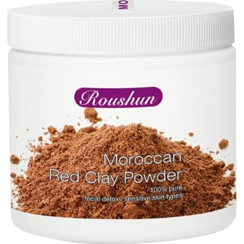 Moroccan Red Clay Powder Facial Mask As Facial Cleanser Shrinks Pores Brighten Skin Tone Facial Detox For Sensitive Skin Types
