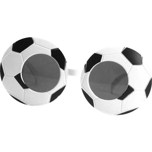 Unisex Black White Football Soccer Sunglasses Party Festive Holiday Glasses