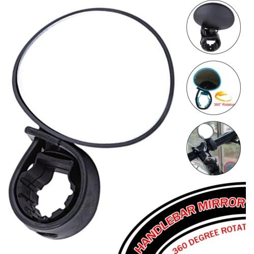 360 degree Rotate Bike Bicycle Cycling MTB Mirror Handlebar Wide Angle Rear View Rearview Bike Accessories