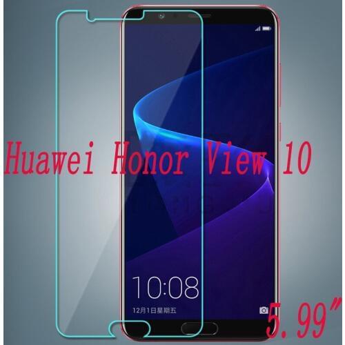2PCS NEW Screen Protector phone For Huawei Honor View 10 V10 5.99" Tempered Glass SmartPhone Film Protective Cover