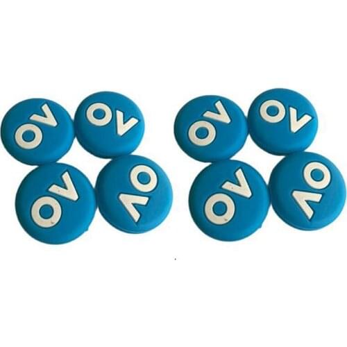 8Pcs Tennis Racket Vibration Dampeners Silicone Anti-Vibration Tennis Racquet Shock Absorber