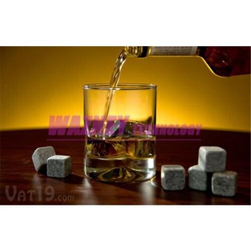 Brand new ice Whisky stones 9pcs set in velvet bag whiskey stone rock assorted*100set(900pcs)/lot