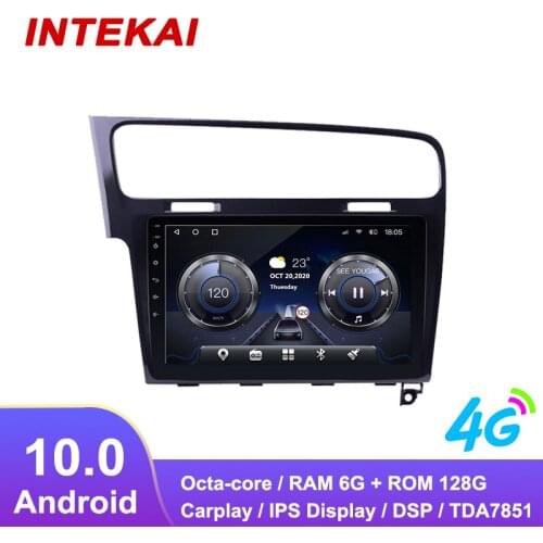 10.1"Android 10.0 Car Radio GPS Navigation autoradio multimedia player for VW Golf 7 2013-2015 LHD head unit stereo