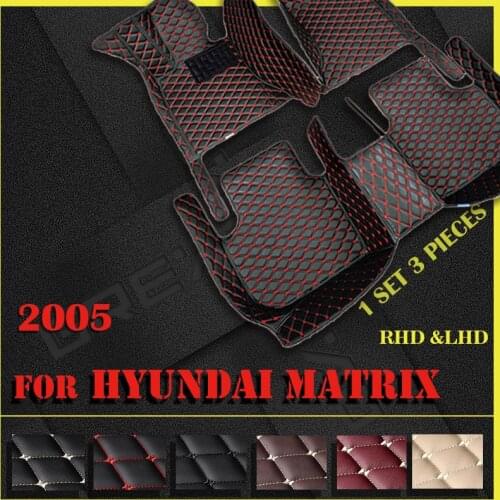 Car floor mats for Hyundai matrix 2005 Custom auto foot Pads automobile carpet cover