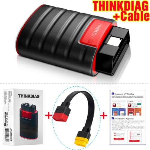 Thinkdiag Car OBD2 Professional Diagnostic Tool Full system ALL 115 Car Brands ECU Code Free New Boot THINKDIAG KO Old DIAGZONE