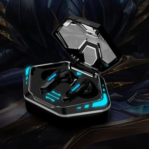 Kebidu TWS Wireless Bluetooth Headset Bass Surround Quality Music Earplugs Waterproof Sports Headset Low Latency Gaming Headset