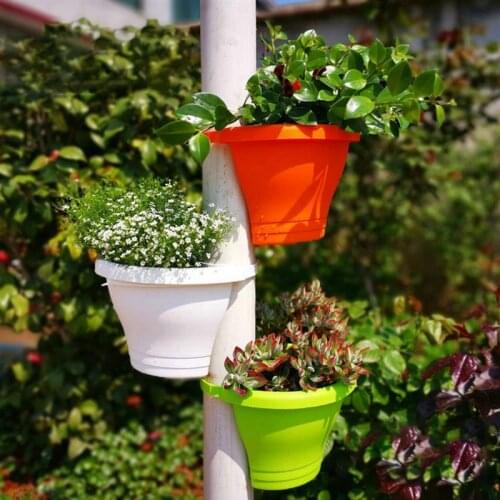 Flower Basket Drain Pipe Flower Pot Drain Tube Garden Planters Beautiful Durable Hanging Flowerpot Drain Pipe Flower Pot Holder
