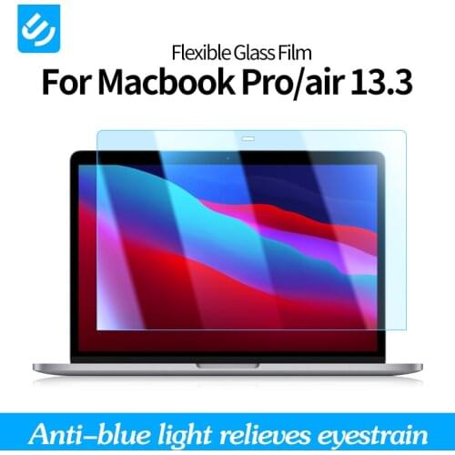 UDMA Anti-blue Flexible Glass Film screen Protector For macbook Air Pro 13 M1 A2338 2337 2289 2251 2179 2159 1932 1989 1708 1706
