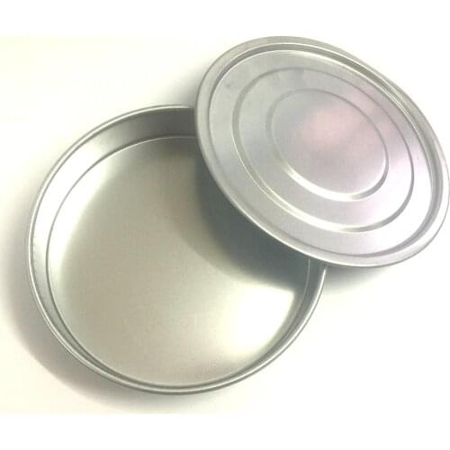 Cover And Tray For Test Sieve Diam. 40 cm Galvanized Lid And Bottom For Laboratory Sampling Inspection Pharmacopeia Sieve