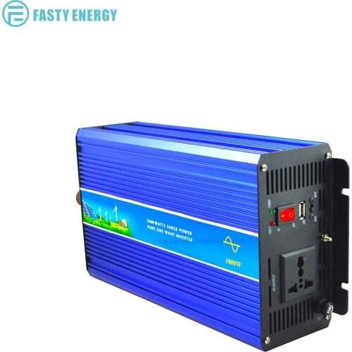 Hot !1000w pure sine wave inverter for solar system wind system use,off grid type for 12v/24v/48v /96v input 110v 220v DC output
