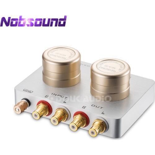 Nobsound Audio Step Up Transformer MC Moving Coil Phono Stage Cartridge Preamp Passive For Phone PC/CD Player/MC Phono Turntable