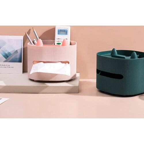 New tissue box creative cute Nordic multi-function remote control storage carton