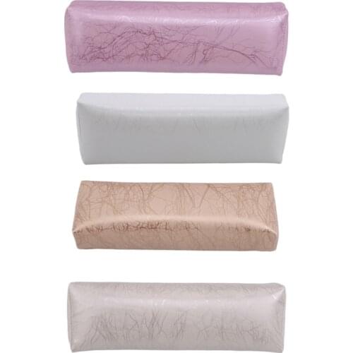 Nail Art Striped Hand Pillow Good Quality Leather Comfortable Small Exquisite Hand Pad Stain-resistant Easy To Clean Hand Pillow