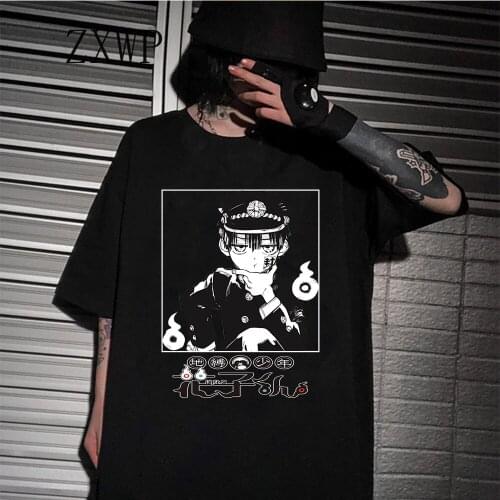 Hot Japanese Anime Toilet-Bound Hanako Kun T-Shirt women New fashionable Short Sleeved T-shirt Harajuku loose clothing women