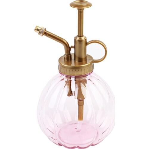 Retro Watering Can Portable Gardening Tools Pumpkin Shaped Water Pot Sprayer Green Plant Sprinkler Mister Atomizer