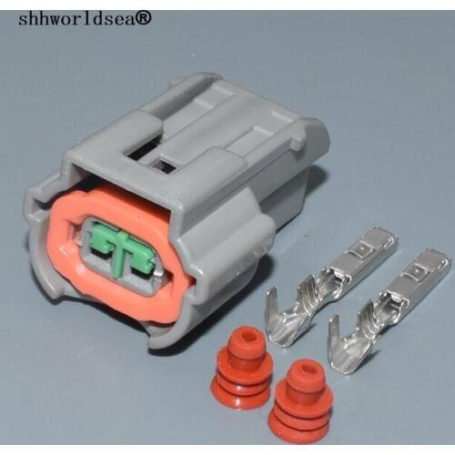 Shhworldsea 2.0mm 2pin auto waterproof automotive female wire terminal connector PU465-02127