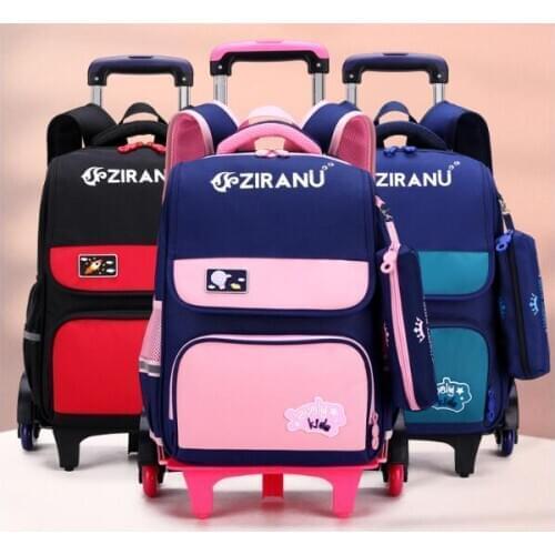 Kids School Rolling backpack Bags School trolley bags for girls Children school wheeled backpack school Student trolley backpack