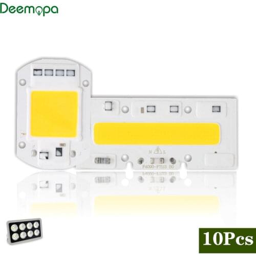 LED Chip 50W 30W 20W 10W COB Chip LED Lamp 220V 230V 240V No Need Driver for Flood Light Spotlight Lampada DIY Lighting