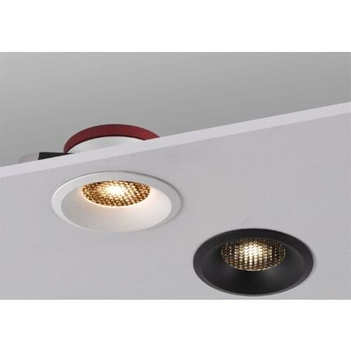 Eye Protection LED Spot Downlight 12W 20W Ceiling Lamp Anti-glare Dimmable 85-265V Home Decoration Lighting - White