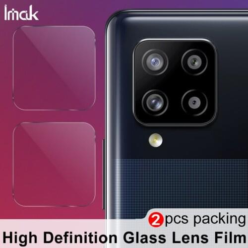 For Samsung Galaxy A42 5G Tempered Glass Camera Protector IMAK High Definition Lens Film for Samsung Galaxy A12