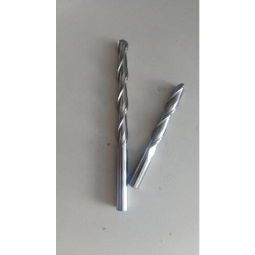 1pc 8*60mm Carbide Ball Nose Milling Cutter,2 Flutes Ball Nosed End Mills, Carving Router Bits, 3D Relief on Wood