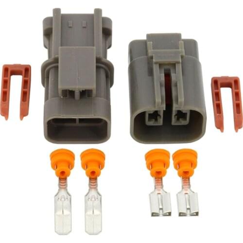 2 Pin Female And Male H20 Generator Auto Wire Heavy Current Connector MG-MG7 Air Cooler Connector Plug DJ70255-6.3-11/21