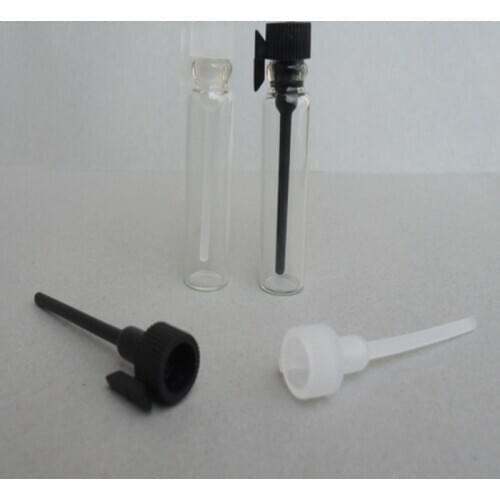 3000/Lot 1ml Small Glass Perfume Bottle, 1 CC Mini Tester Glass Perfume Vials