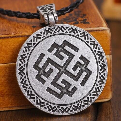 5pcs Slavic Amulet Antique Rodimich Charm Runic Nordic Double Sided Jewelry Talisman Pendant
