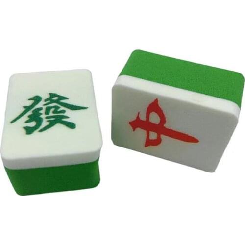 6pcs Mahjong Powder Puffs Soft Makeup Applicators Beauty Foundation Sponges Soft Flocking Powder Puff Facial Tool