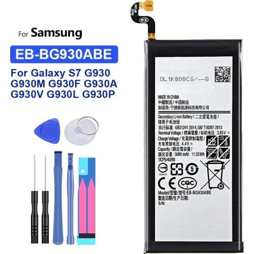 EB-BG930ABE EB-BG930ABA 3000mAh battery For SAMSUNG GALAXY S7 SM-G930 G930 G930M G930F G930A/G930L/G930V G930L G930P +Tools