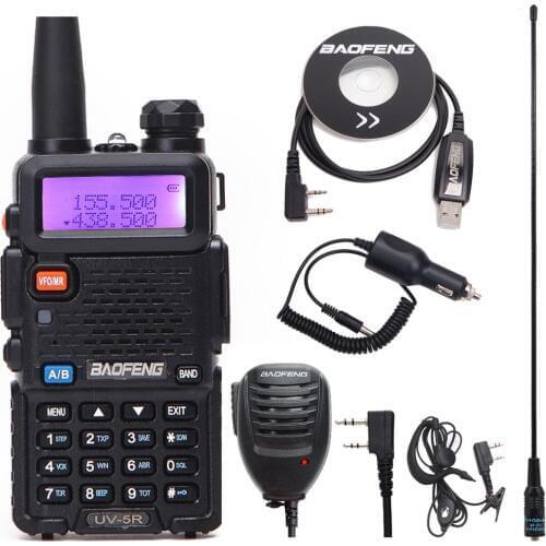 BaoFeng UV-5R Walkie Talkie VHF/UHF136-174Mhz&400-520Mhz Dual Band Two way radio Baofeng uv 5r Portable Walkie talkie uv5r