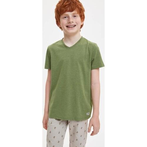 Basic Green Clothing Tshirt Kids Tops Children T-shirts for Baby Boys Short sleeve Tshirts Toddlers Tops For Summer Spring